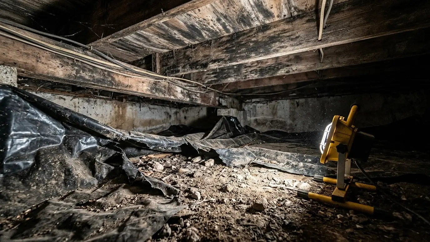 Attic and Crawl Space Mold in Nashville and Middle Tennessee